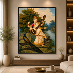 Goddess Saraswati - by Raja Ravi Verma