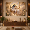Radha krishan on swing