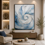 Oceanic Spiral (Also in Vastu painiting air element NW direction))